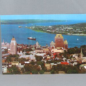 Vintage Postcard - Quebec City and the Island of Orleans - JC Ricard